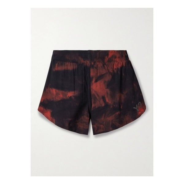 Y-3 프린트 크링클 셸 쇼츠 레드 46376663162943005