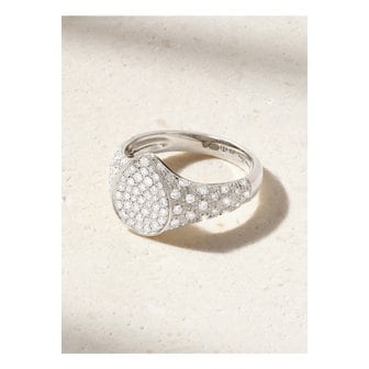 YVONNE LEON PARIS 이본 레옹 미니 푸아 9k 화이트 골드 다이아몬드 링 46376663162879952