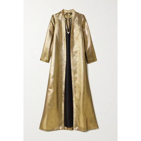 림 아크라 Bead-embellished Lamé-jacquard Gown 골드 20346390235882819