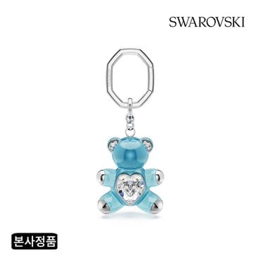 스와로브스키 [본사정품/쇼핑백증정] Teddy 블루 로듐 키 링 5733826