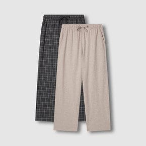 25F/W  남 코튼 파자마 팬츠 2매  J205902120