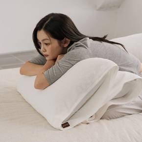 [무케] 디어리얼_포근 모달 베개커버_호텔화이트 향균 프리미엄 자루형 이사 집들이선물