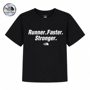 [노스페이스 키즈 공식] 키즈 플레이부스트 반팔 티 NT7US09S_BLK