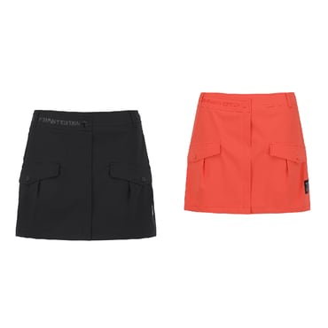 마스터바니 (421E1PC204) 25S/S 여성 페이크 랩 로고 큐롯 스커트