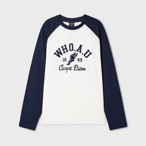 Campus Raglan Long Sleeve T-shirt WHLAG3823U