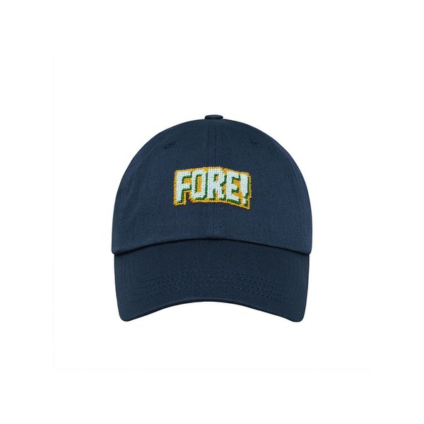 FORE NEEDLEPOINT HAT - NAVY