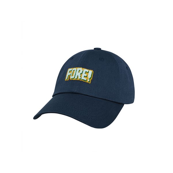 FORE NEEDLEPOINT HAT - NAVY