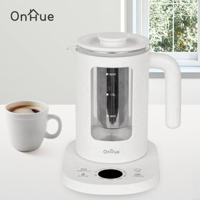 온휴 티메이커 OHA-G15WH 1.5L 전기포트 스텐거름망 내열유리 터치식조작