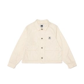 [공식](정상가 : 219,000원) 메일러 가먼트워싱 자켓 우먼 IVORY