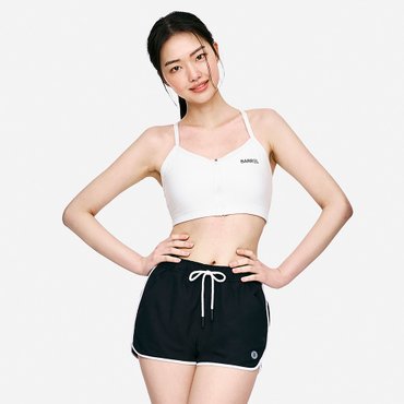 배럴 우먼 집업 브라탑 오프화이트 (B5SWWBR041OWT)