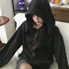 [여리소멸핏]사무엘 투웨이 원숄더 와이드 빅후드 맨투맨3color