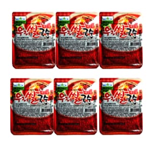 우리쌀국수 매운맛 82.5g 6개 잔치국수 /무료 빠른배송