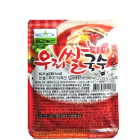 우리쌀국수 매운맛 82.5g 6개 잔치국수 /무료 빠른배송