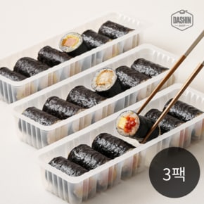 탄수화물 저감특허 곤약 꼬마김밥 3종 3팩 / 저당 냉동김밥