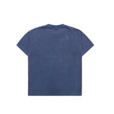 BASIC LOGO PIGMENT WASHING SHORT SLEEVE T-SHIRT NAVY 피그먼트워싱 반팔티 SSLBPG-NVY