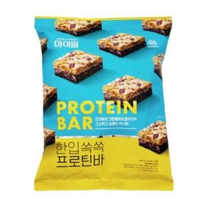 마이밀 한입쏙쏙 프로틴바 1봉 식이섬유 단백질바 운동 간식 D (S35729252)