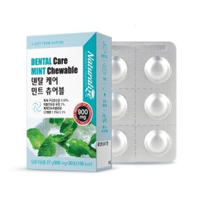 네추럴라이즈 덴탈케어 민트 츄어블 900mg x 30정