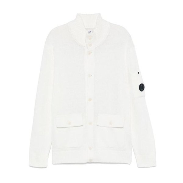 씨피 컴퍼니 하이넥 렌즈 가디건 18CMKN078A 110058A 103 GAUZE WHITE DOM