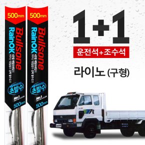 라이노 구형 불스원 초발수 메탈 하이브리드 와이퍼 500mm+500mm