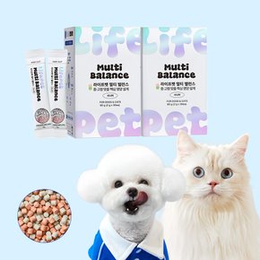 강아지 고양이 종합영양제 멀티밸런스 시니어 노견 30포 종합건강, 60g 2박스