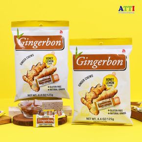 진저본 생강 소프트캔디 츄이 젤리 허니레몬 125g[36059760]