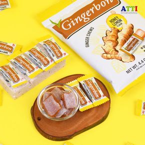 진저본 생강 소프트캔디 츄이 젤리 허니레몬 125g[36059760]