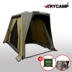 트라이캠프 FO-15EF + 이지시트 + 하프플라이 낚시 텐트