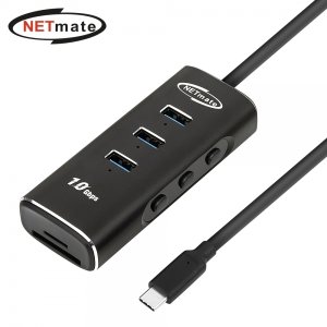 엠지솔루션 NETmate NM-UBC302 USB3.1 Type C 5 in 1 멀티 허브