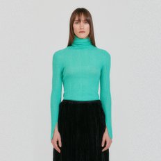 ZIAH High Neck Knit Top - Mint