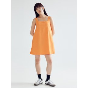 SQUARE MINI DRESS - ORANGE