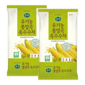 샘표 순작 유기농 통알곡 옥수수차 1KG x 2개 (S9690117)