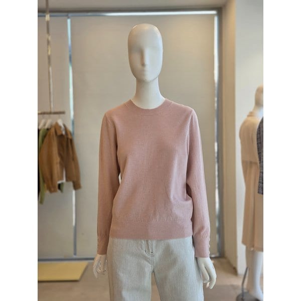 [여주점] [더 아이잗] 여성 베이직 라운드넥 풀오버 니트(IS2M1PO701)