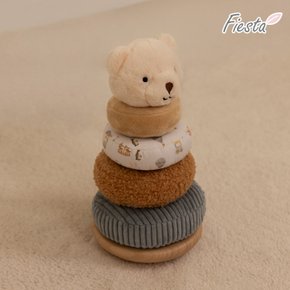 우드&패브릭 링쌓기 아기곰