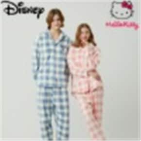 산리오 헬로키티 디즈니 정품 홈웨어 와플 극세사 긴소매 상하세트 HK-4322 DK-5318 산리오 헬로키티 디즈