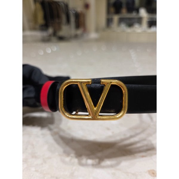 [부산점] 여성  V로고 시그니처 양면 벨트 6W2T0S12ZFR-0SM