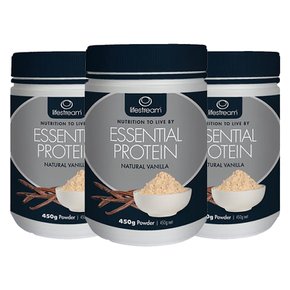 뉴질랜드 라이프스트림 에션셜 프로틴 내추럴 차이 450g PROTEIN CHAI 3팩