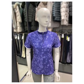 _SG 여성 여름 플라워패턴 반팔 달리아티셔츠Z 4 1MQTSM4515PU