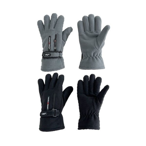 [옷자락] 남자 겨울 방한 지퍼수납 따뜻한 손목조임 장갑