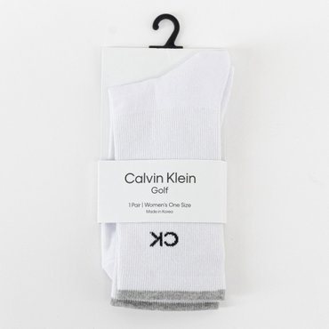 Calvin Klein 캘빈클라인골프 여성 클래식양말 WHITE CN2SO210101 806