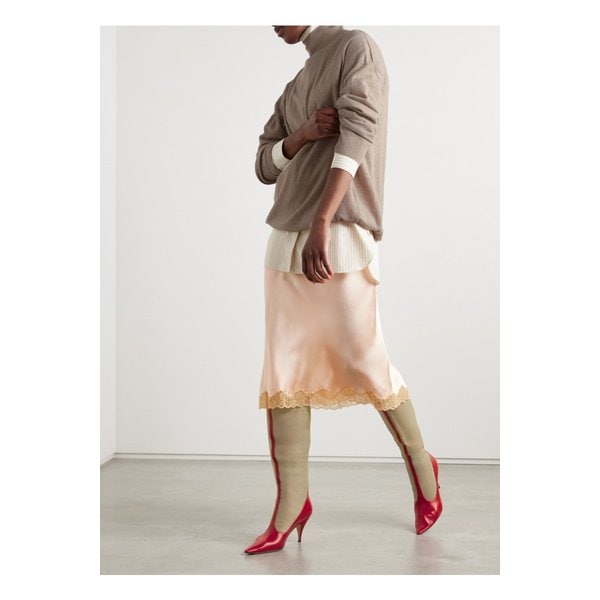 자바리 캐시미어 터틀넥 스웨터 베이지 1647597357670990