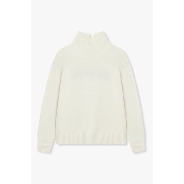 [부산점] 보브)) 레터링 디테일 하이넥 니트 풀오버 (7126150100)