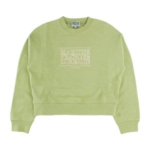 마리떼프랑소와저버 마리떼 W CLASSIC LOGO CROP SWEATSHIRT MFG44CSW113 LGN