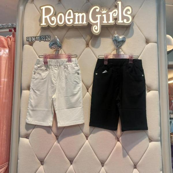 확대된 대표 로엠걸즈 DP01 스판짱 5부컬러팬츠 RGTA2631C(1)