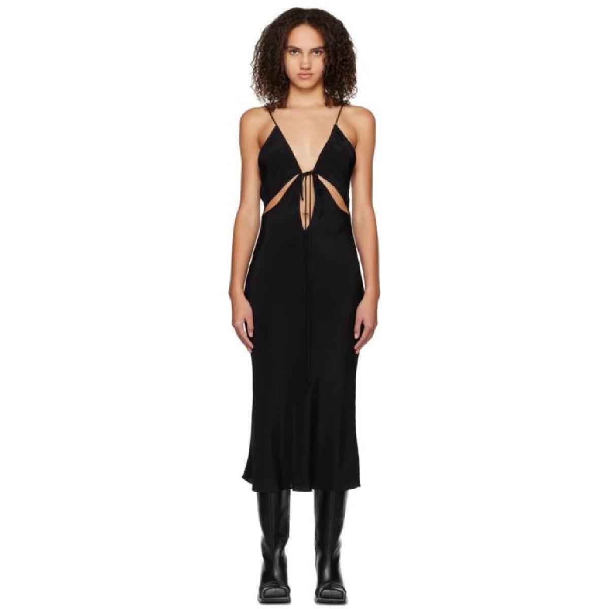 ワンピース FEDERICA TOSI Women Dresses 4230642129 Black Federica Tosi - Long dress black - The Corner