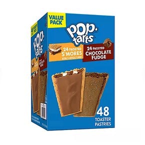 팝타르트 프로스티드 페스츄리 스모어 & 초콜릿 퍼지 PopTarts Chocolate Variety Pack 48개입