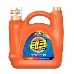 테크 세탁세제 베이킹+구연산 액체세제 일드겸용 5.5L 1개