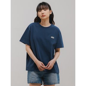 Minimal logo 반팔티셔츠 BK3981_스틸블루