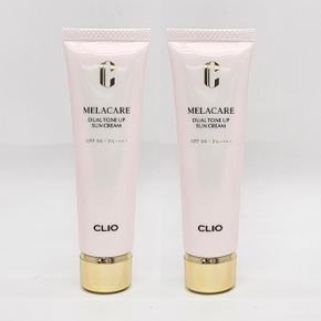 클리오 멜라케어 듀얼톤업선크림 40ml  2개