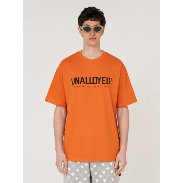 LOGO T SHIRT / ORANGE
