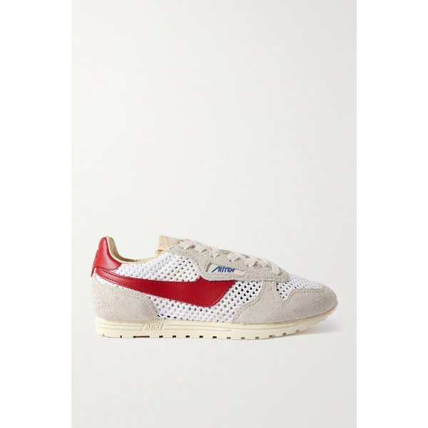 오트리 윈드스핀 브러시드 스웨이드 오픈니트 가죽 스니커즈 46376663162980752